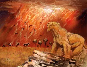 Firestorm (Weatherlight) - art by Jeff Miracola