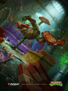 Michelangelo, the Heart (Teenage Mutant Ninja Turtles Eternal Legal) - art by Nestor Ossandon Leal