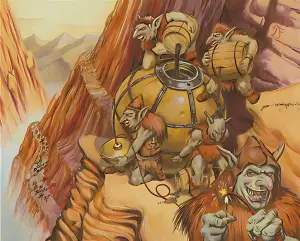 Powder Keg (Urza's Destiny) - art by Dan Frazier