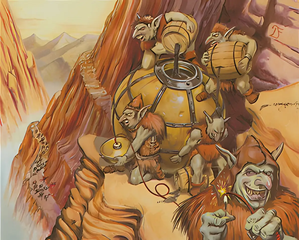 Powder Keg (Urza's Destiny) - art by Dan Frazier