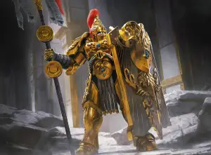 Vexilus Praetor (Warhammer 40,000) - art by Zezhou Chen