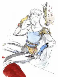 Winota, Joiner of Forces (Final Fantasy - Through the Ages) - art by Yoshitaka Amano