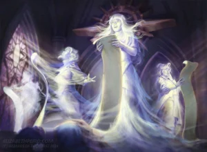 Afterlife Insurance (Ravnica: Clue Edition) - art by Elizabeth Peiró