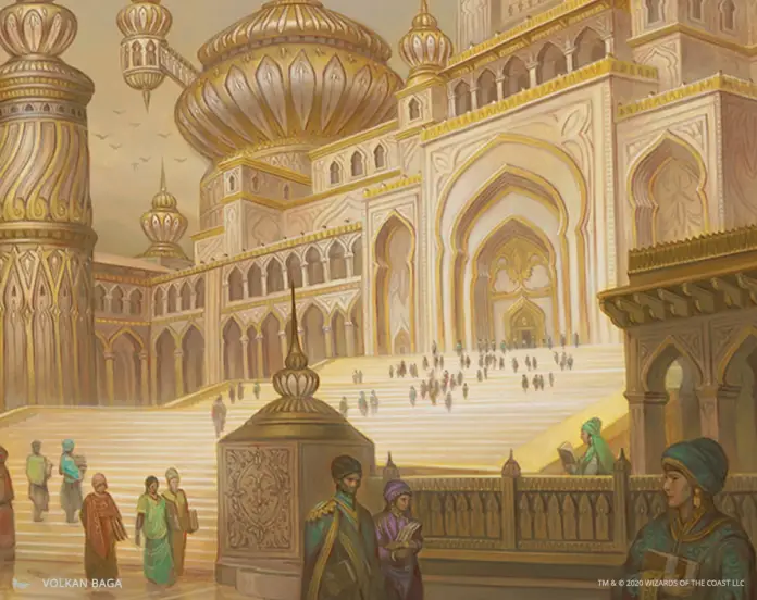 Library of Alexandria (Ultra Rare Cards) - art by Volkan Baga