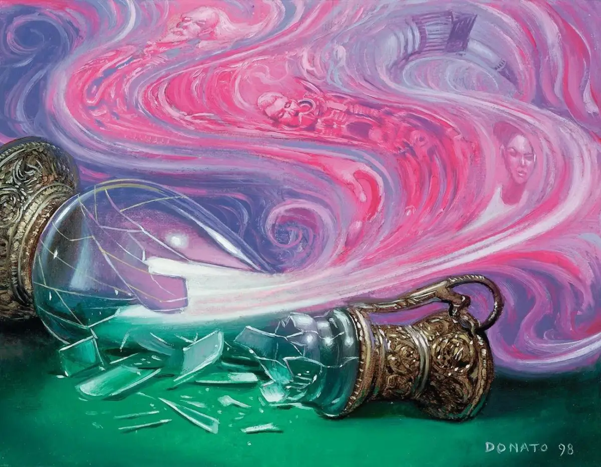 Memory Jar (Urza's Legacy) - art by Donato Giancola