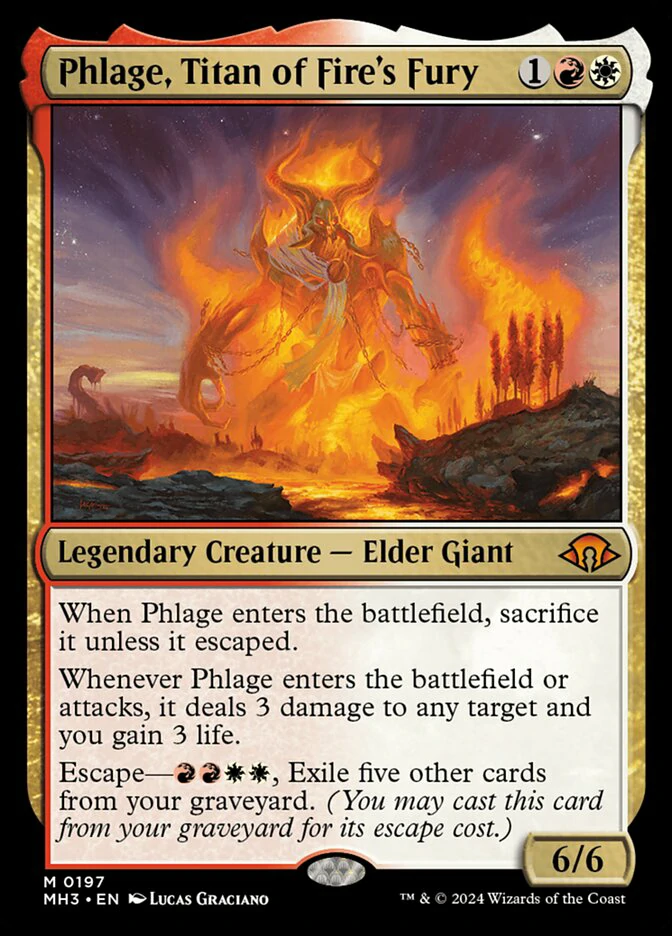 mh3 197 phlage titan of fire s fury