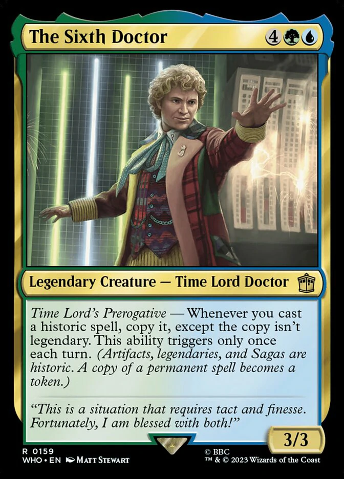 who 159 the sixth doctor