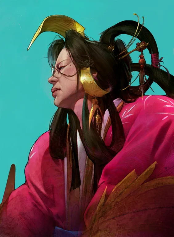 Azami, Lady of Scrolls (Commander Masters) art by Grant Griffin