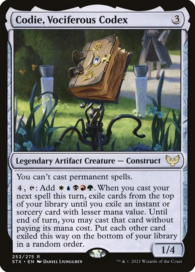  Codie, Vociferous Codex 