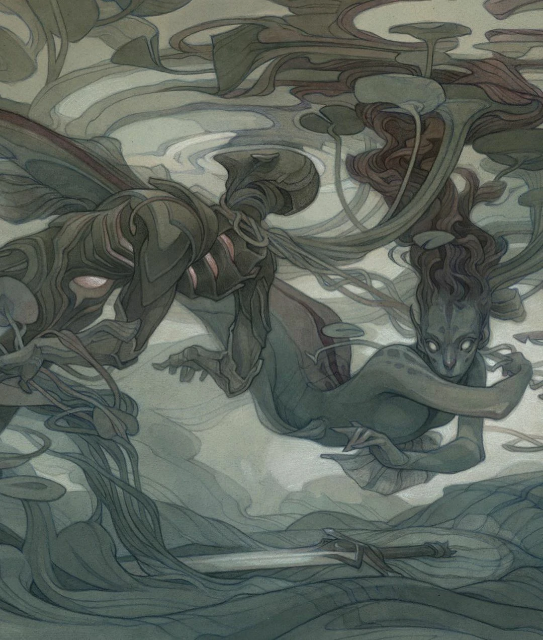 Emry, Lurker of the Loch (Multiverse Legends) art by Wylie Beckert