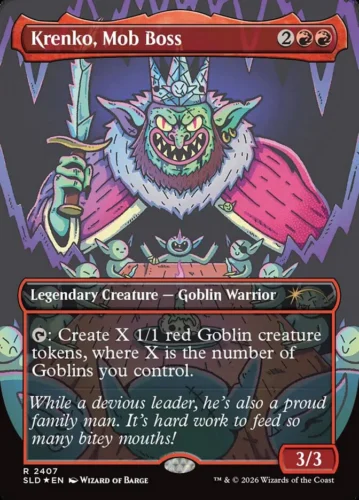 10 Personajes de Leyenda Olvidadas en el Lore pero con un Éxito Espectacular en la Mesa. 10 Krenko, Mob Boss