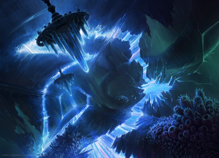 Leyline of Transformation (Duskmourn House of Horrors) art by Sergey Glushakov