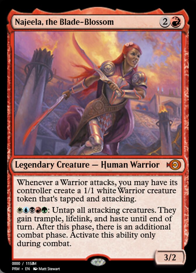 Duel Commander desata el caos: tres leyendas explosivas salen del banlist tras años de prohibición. 3 Najeela, the Blade Blossom