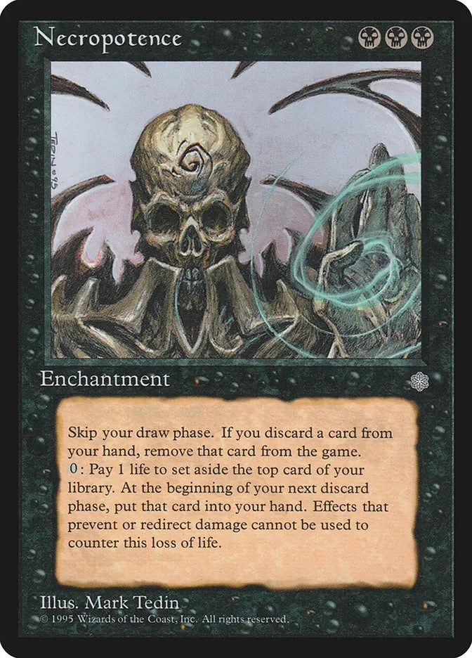 ¿Y si Ancestral Recall hubiera sido negra? 30 años de Magic en una línea temporal alternativa. 4 Necropotence