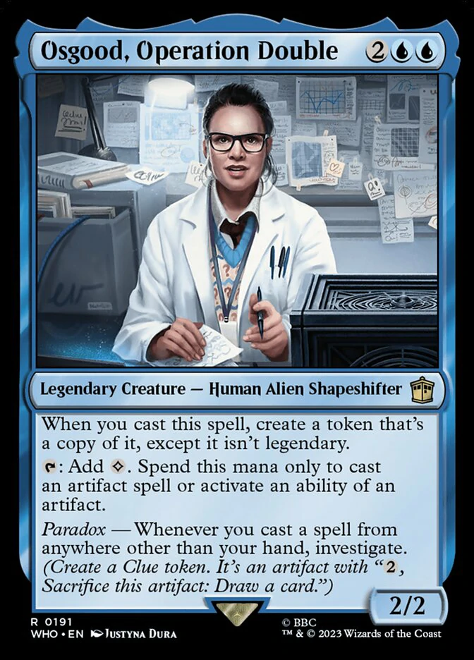 Osgood, Operation Double: el comandante de $0.29 que te roba todo el mazo a base de Clues. 2 Osgood, Operation Double