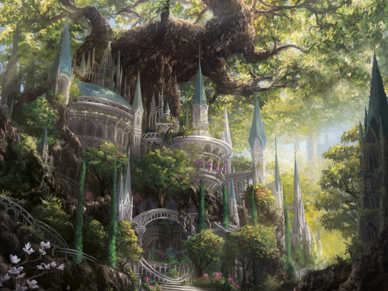 Temple Garden (Édition virtuelle) - art by Alayna Danne