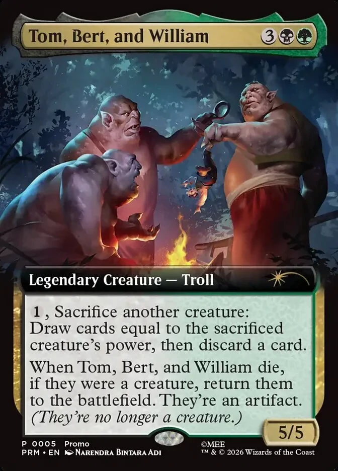 Tom Bert and William
