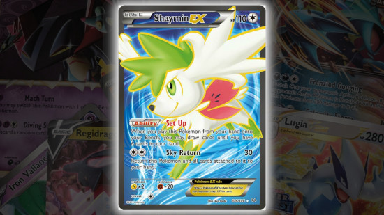 best pokemon cards of all time shaymin ex 550x309