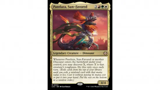 mtg commander precon decks pantlaza sun favored 550x309