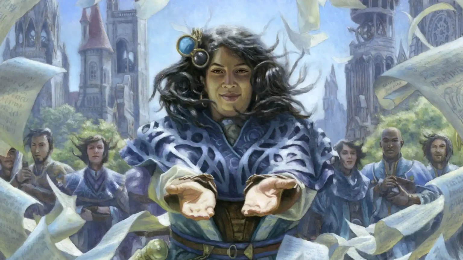 naru meha master wizard art