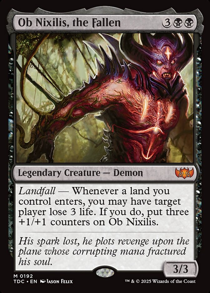 ob nixilis the fallen Demonio