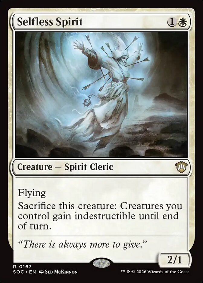 soc 167 selfless spirit