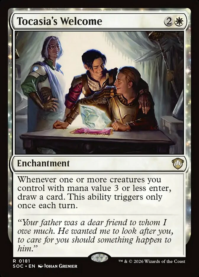Estas cartas budget ayudan a que el blanco deje de quedarse sin mano en Commander. 7 soc 181 tocasia s welcome