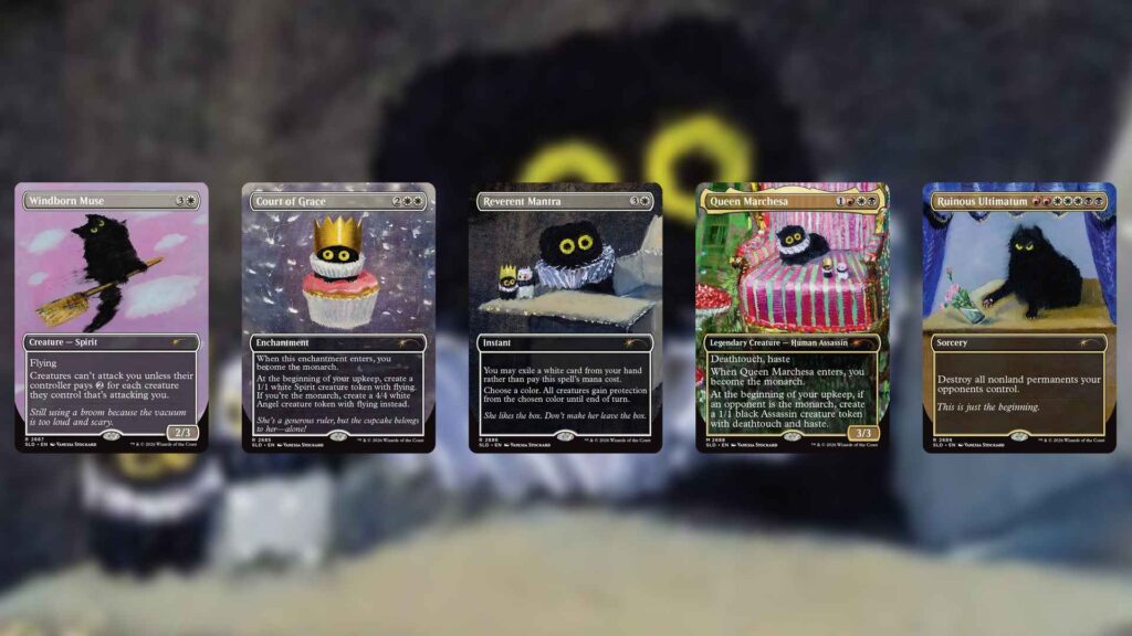 Nuevo Secret Lair “Cats Are the Best” trae el primer reprint de Reverent Mantra en 27 años. 1 Reverent