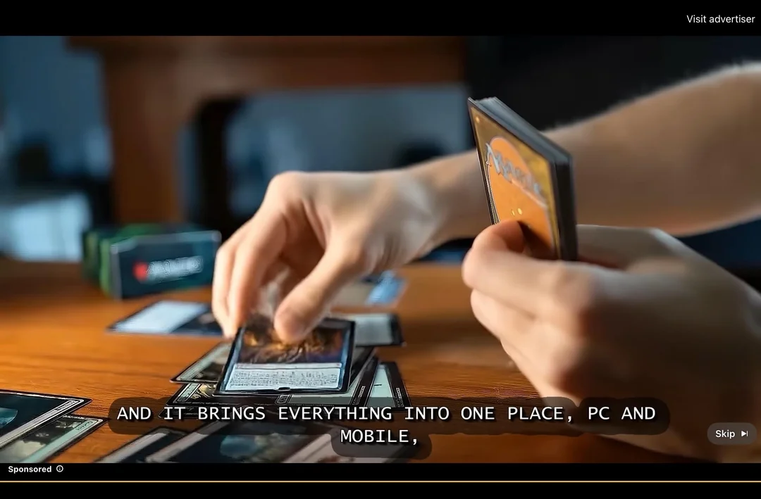 wotc now running ai slop ads for arena v0 3514a9a28b3h1