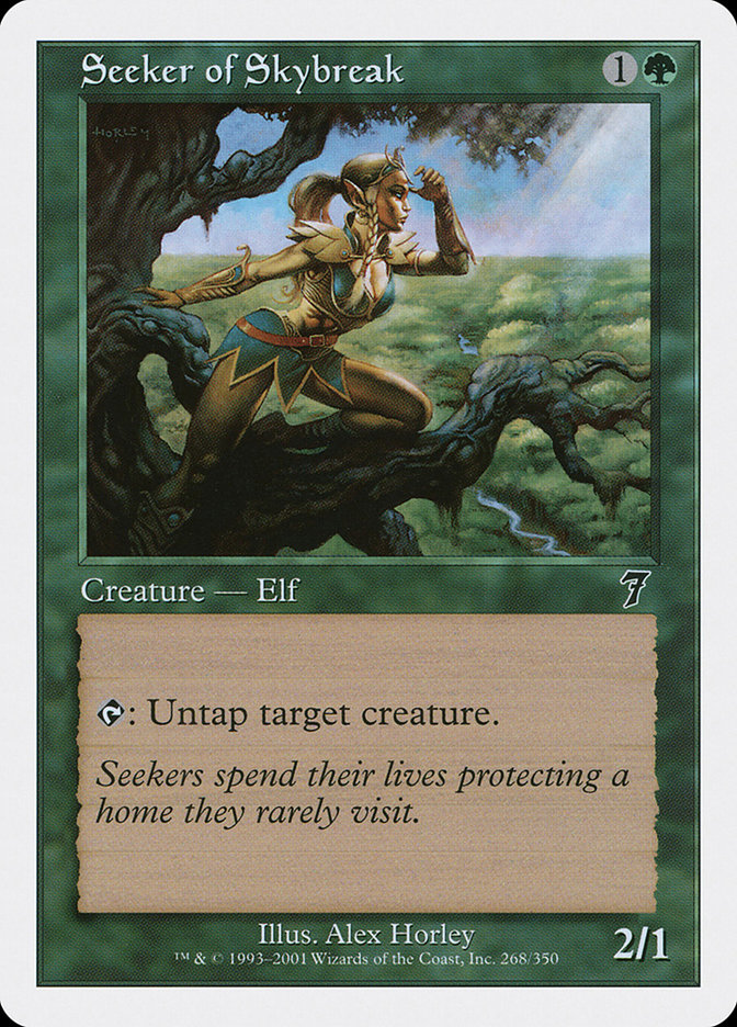 El combo común de Hawkeye que ya ganó un torneo masivo de Pauper. 3 7ed 268 seeker of skybreak