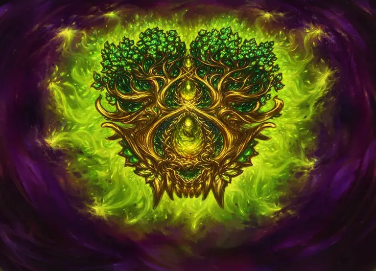 Archdruid's Charm (Murders at Karlov Manor) art by Liiga Smilshkalne