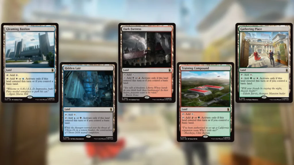 Las Mejores Cartas Nuevas De Marvel Super Heroes Para Commander Y Standard. 7 Dual Land Cycle 1024x576
