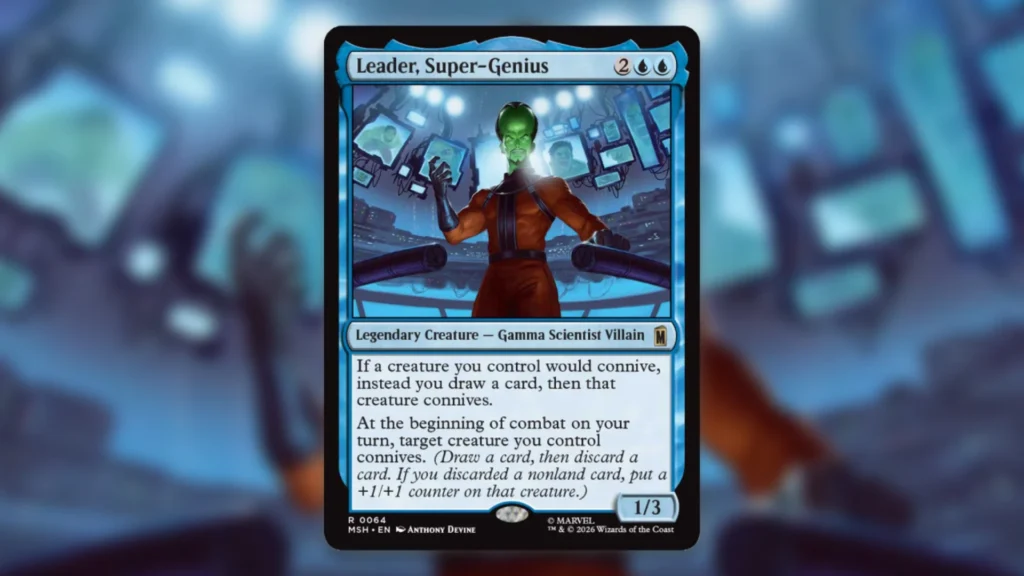 MTG Marvel Super Heroes Debut Spoilers Leader Super Genius 1024x576