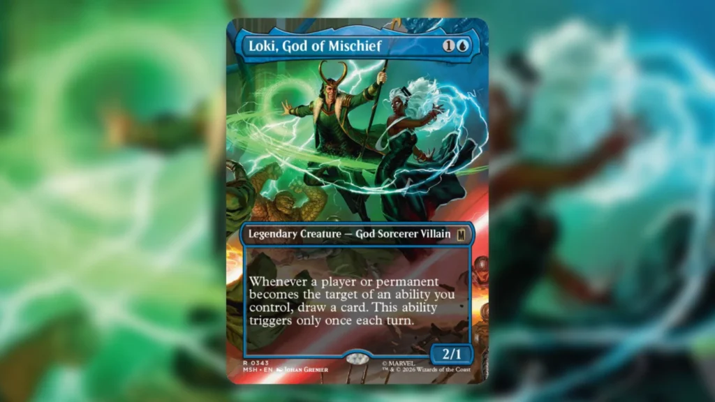 MTG Marvel Super Heroes Debut Spoilers Loki God of Mischief 1024x576