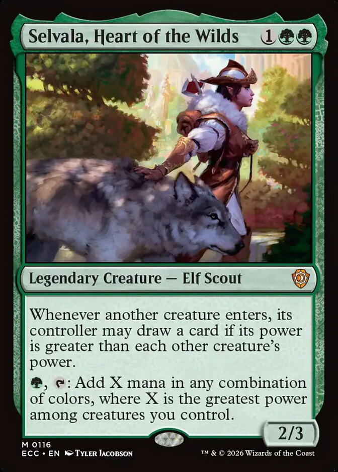ecc 116 selvala heart of the wilds