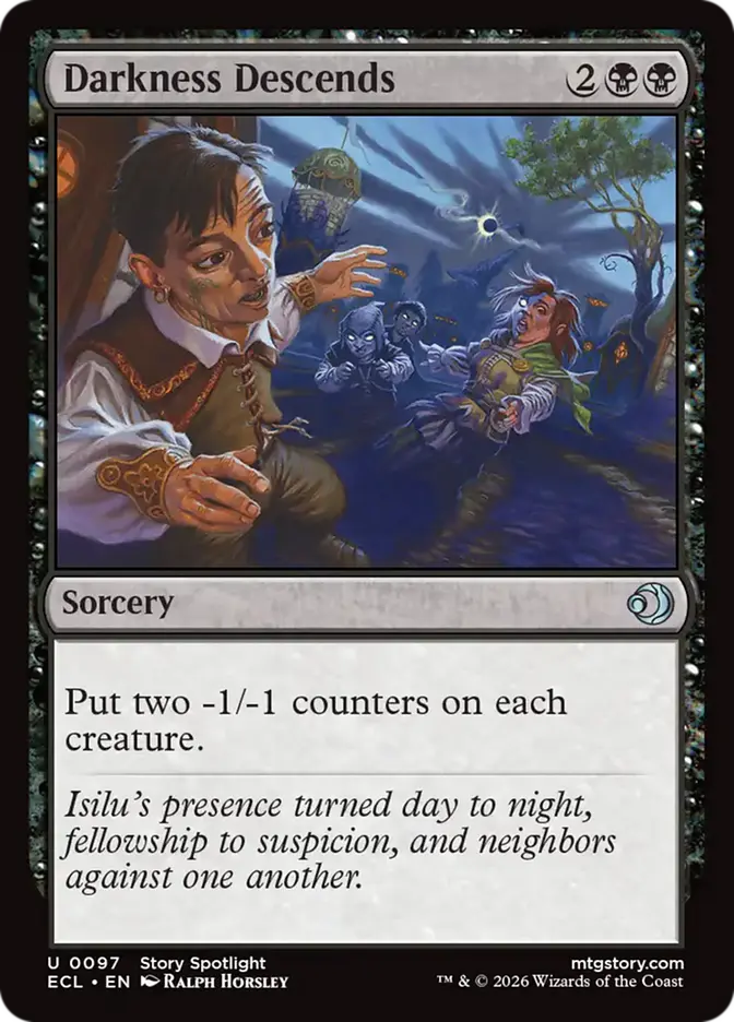 Natural Affinity en Commander: el instant verde que convierte todas las tierras en criaturas y desbloquea combos salvajes. 7 ecl 97 darkness descends