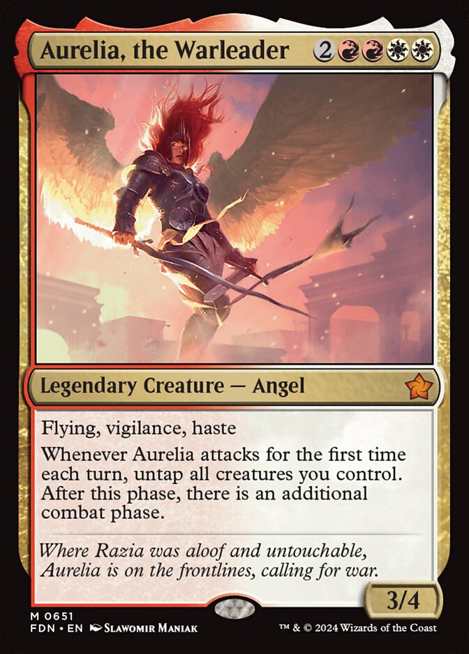 fdn 651 aurelia the warleader
