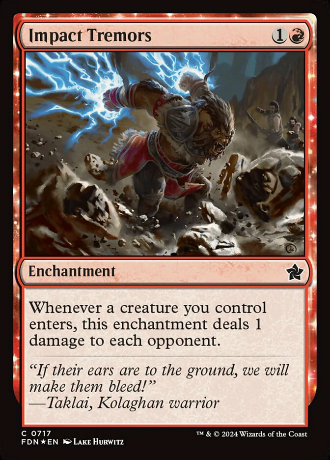 fdn 717 impact tremors