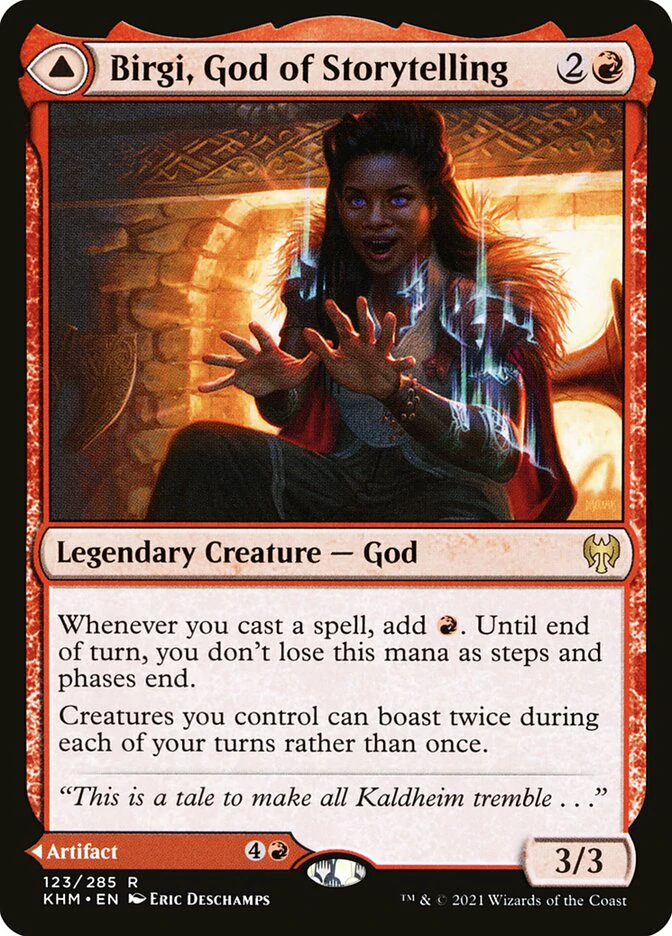Supplant Form: el instantáneo olvidado que copia cualquier criatura e inicia combos infinitos. 5 khm 123 birgi god of storytelling