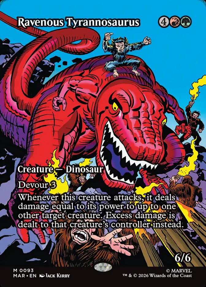 mar 93 ravenous tyrannosaurus