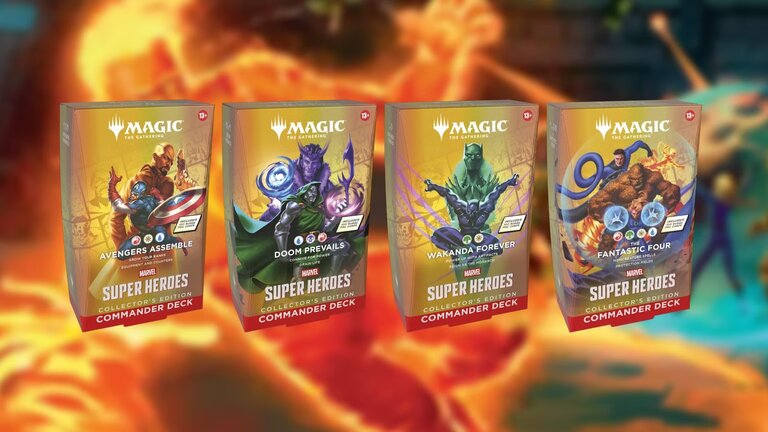marvel super heroes collector s edition commander deck product shots