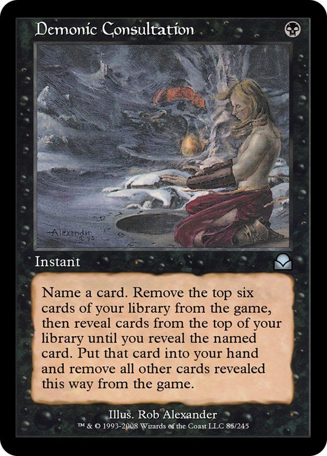 Doctor Doom, Unrivaled: El Nuevo “Laboratorio Maníaco” Mono‑Negro Lleno De Combos De 2 Cartas. 4 me2 85 demonic consultation