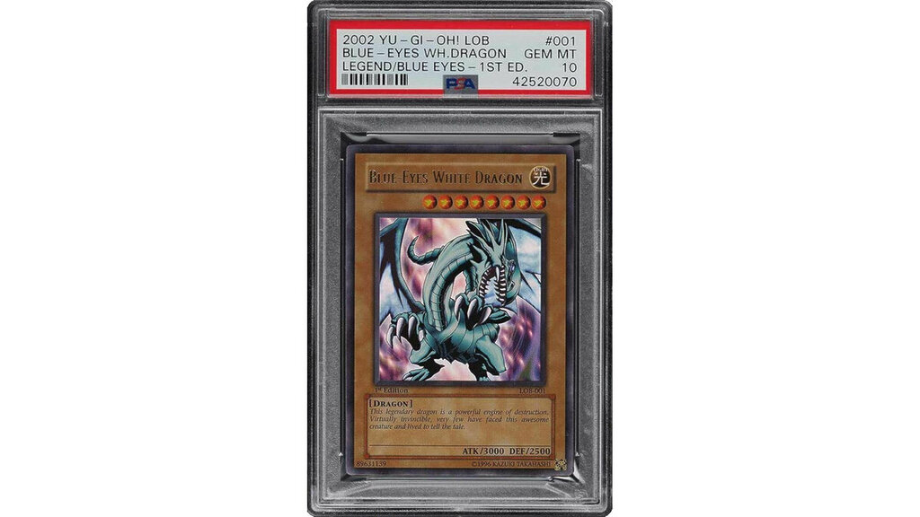 most expensive yugioh cards blue eyes white dragon