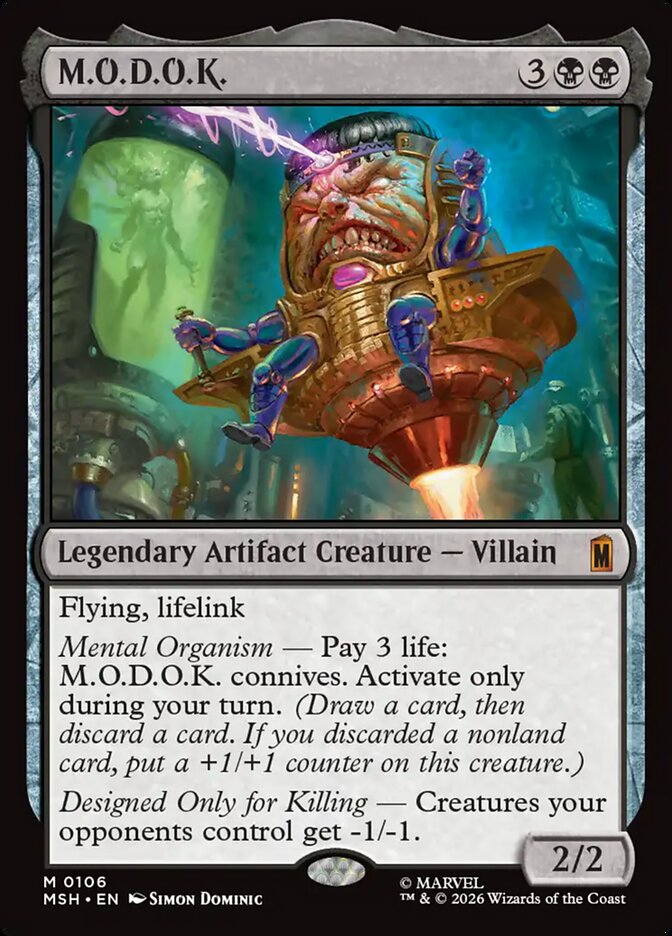 M.O.D.O.K. Commander: El Villano Que Cambia Vida Por Partidas Ganadas. 2 msh 106 m o d o k