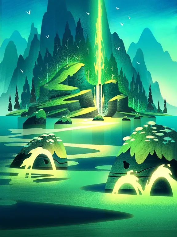 Leyline of Abundance (Enchanted Tales) art by BEMOC