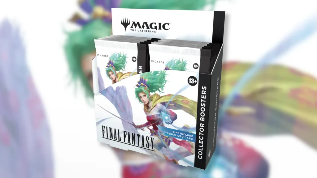 Por qué las Collector Boosters de MTG x Final Fantasy se disparan hacia los 2.000 dólares por caja. 2 MTG Final Fantasy Collector Booster Box 1024x576