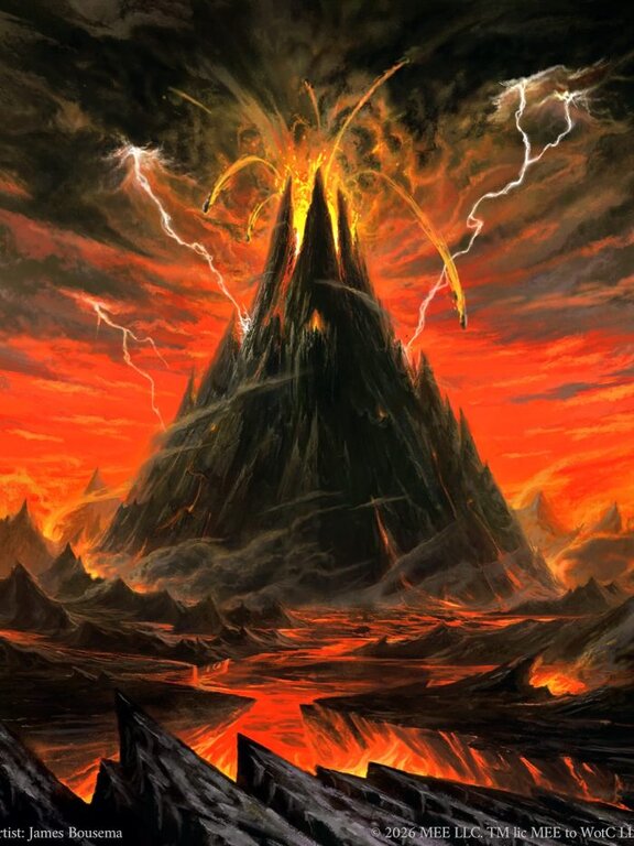 Mount Doom, illustrated by James Bousema