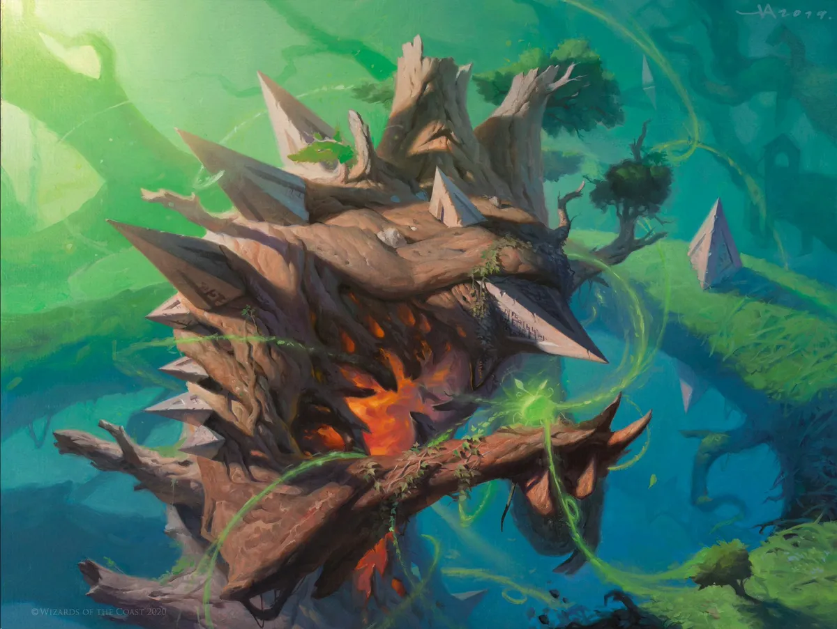 Phylath, World Sculptor (Zendikar Rising) art by Victor Adame Minguez