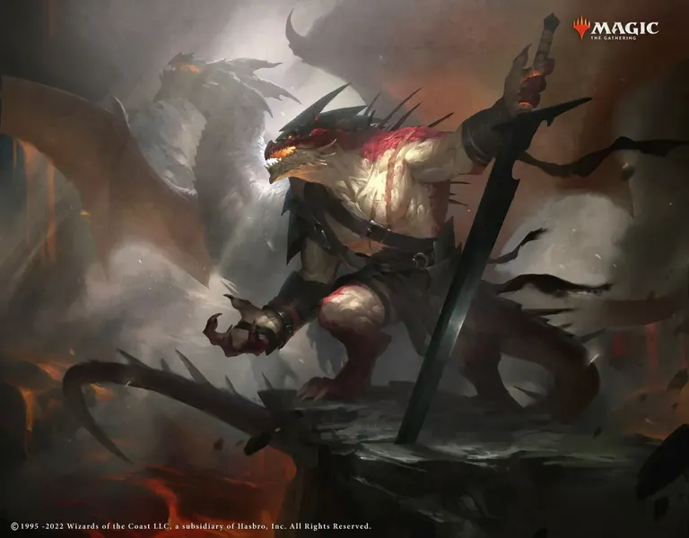 Rivaz of the Claw (Dominaria United) art by Joshua Raphael