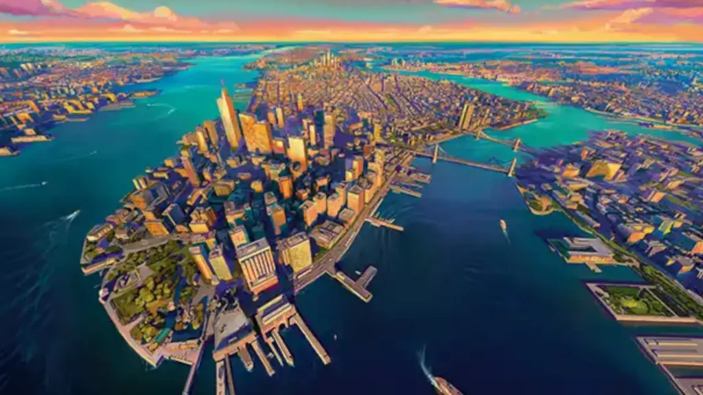 Vibrant Cityscape MTG Spider Man 1024x576